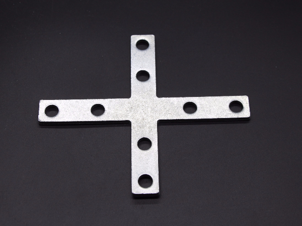 十字型连接板钣金加强固定件铁片